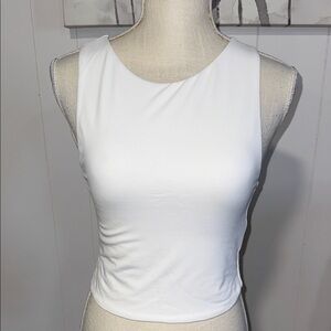 Babaton Classic White Tank Top